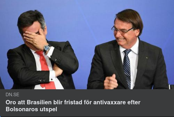 Oro Över Möjlig Fristad För Ovaccinerade