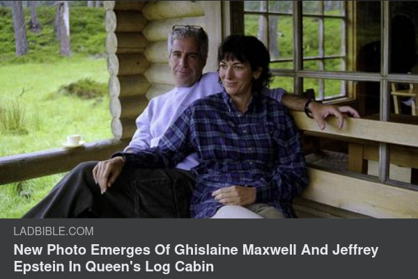 Ghislaine & Jeffrey I Kunglig Timmerstuga