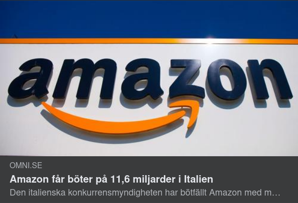Italienska Miljardböter För Amazon