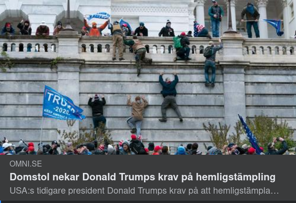 Ingen Hemligstämpling För Trump