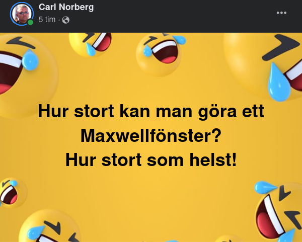 Maxwellfönsterstorlek