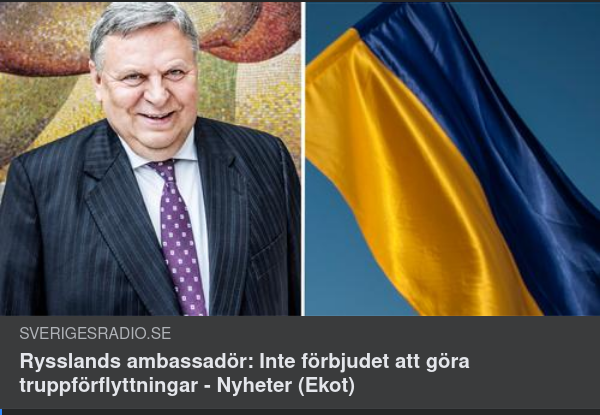 Rysslands Ambassadör Förklarar Det Uppenbara
