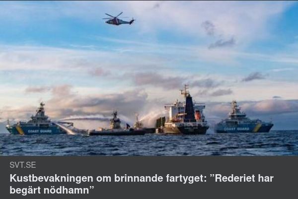 Nödhamnsbegäran Framförd