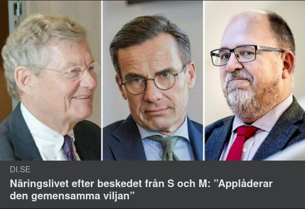 Politiskt Applåderande Näringsliv