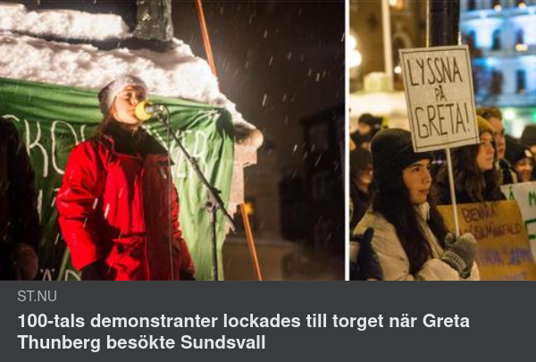 Gretasamling Utan Polisinsats