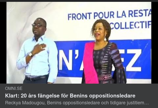 Terroristdömd I Benin