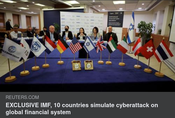 Simulerad Cyberattack Mot Det Globala Finanssystemet