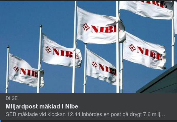 Värmepumpstillverkaraktier