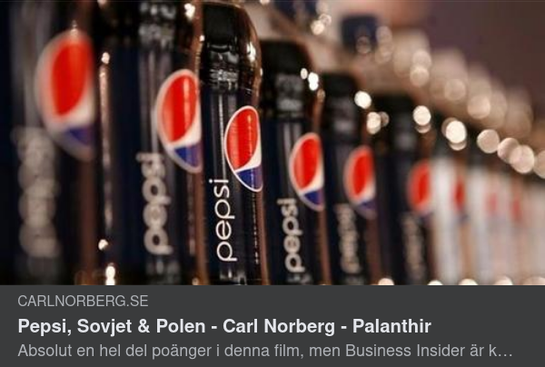 Pepsi, Sovjet & Polen