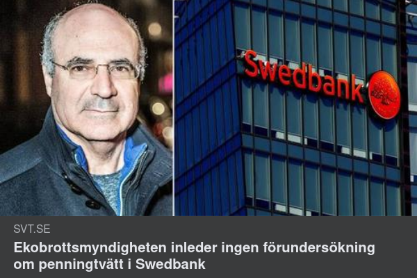 Ekobrottsmyndigheten & Swedbanks Penningtvätt