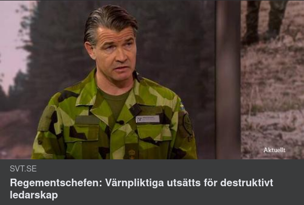 Militärt Destruktivt Ledarskap