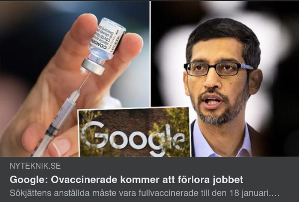 Vaccinerat Google