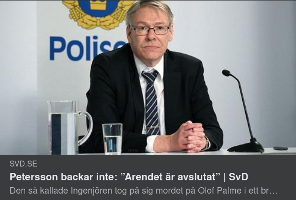 Petersson, Ingenjören & Palmemordet