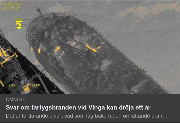 I Väntan På Fartygsbrandorsak