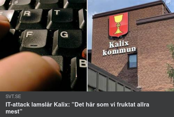 Kalix IT-Utpressat