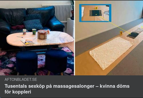 Koppleridömd Massagemamma