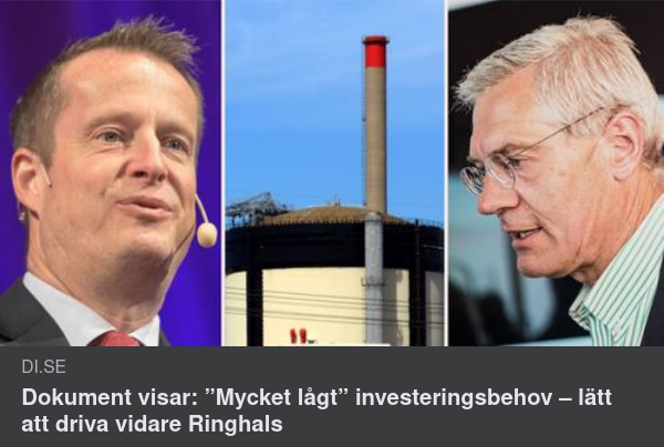 Mycket Lågt Investeringsbehov För Ringhalsdrift