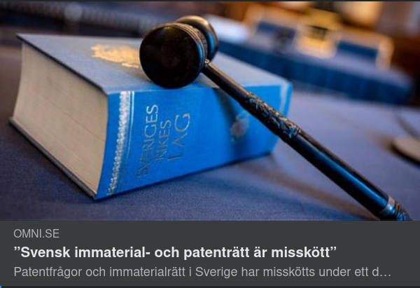 Misskött Immaterial & Patenträtt