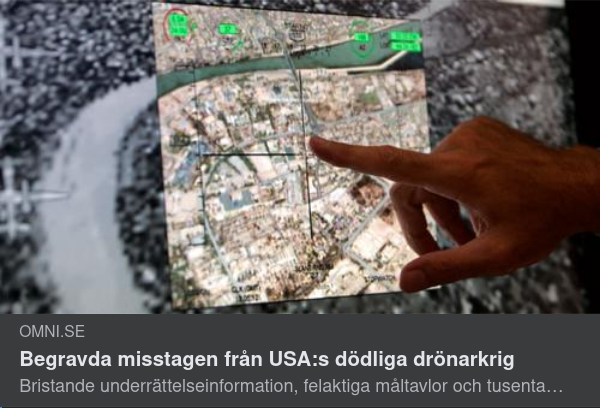 Sekretessbelagt Drönarkrig