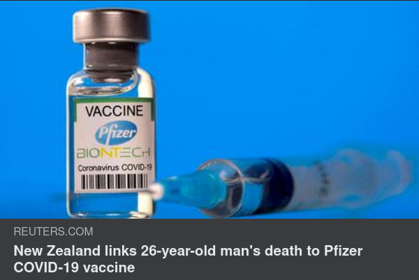 Pfizerdöd På Nya Zeeland