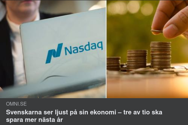 Ekonomiskt Positiva Svenskar