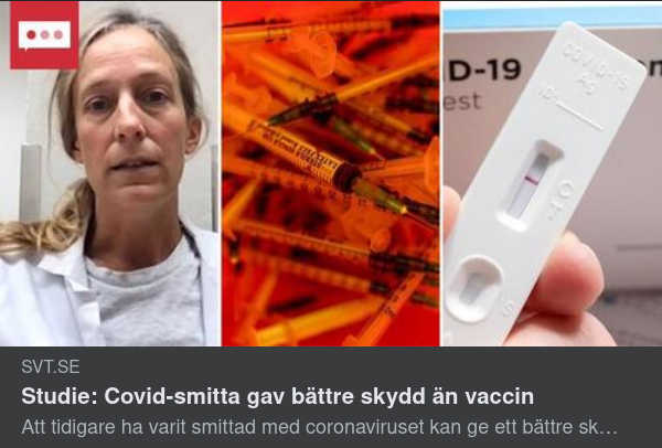 Bättre Covidiotiskydd Än Vaxxet