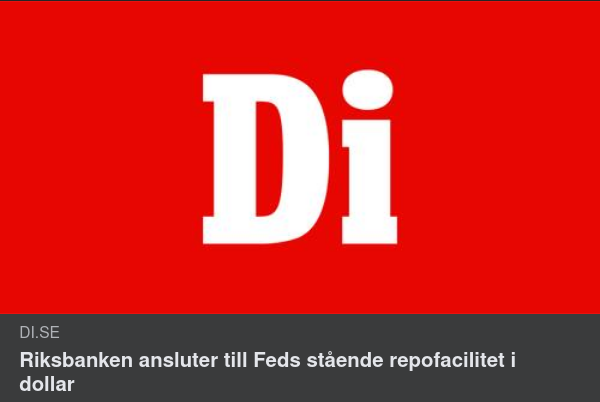 Riksbanken Dollaransluter Till Fed