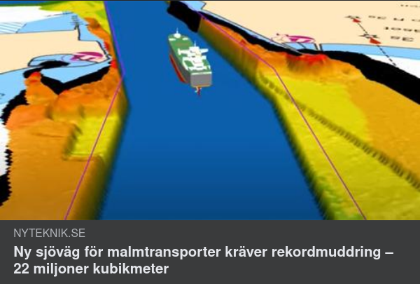 Rekordmuddring För Malmtransporter