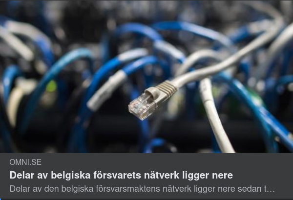 Belgisk Militärnätverksotur