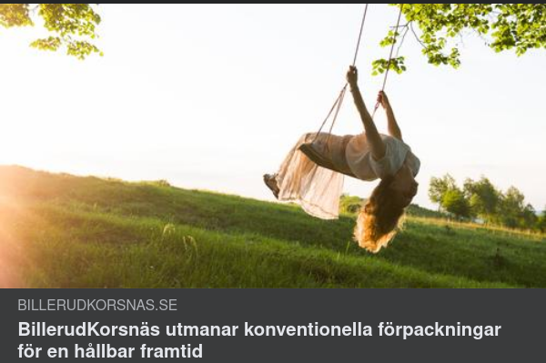 Förpackningsutmanande BillerudKorsnäs