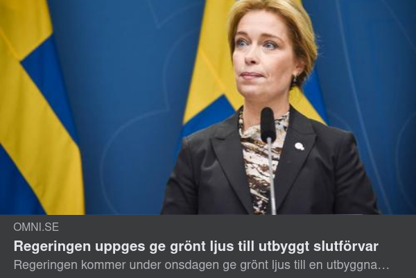 Morgondagens Slutförvaringsutbyggnadbesked Idag