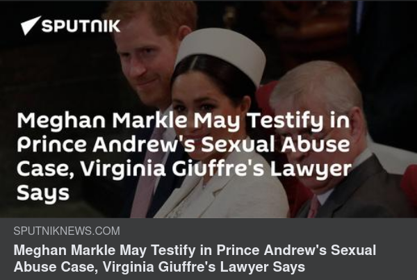 Meghan Vittnar Om Andrew?