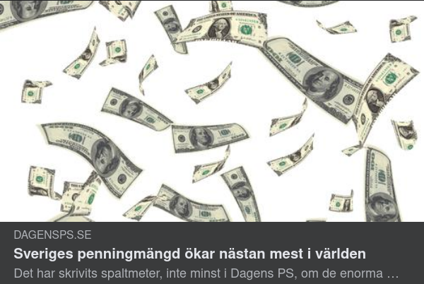 Världsledande Penningmängdsökning