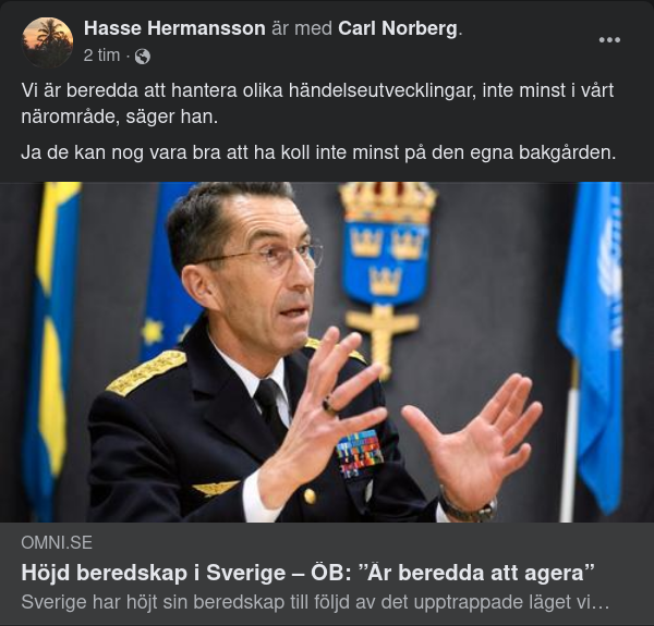 Beredskapshöjande ÖB