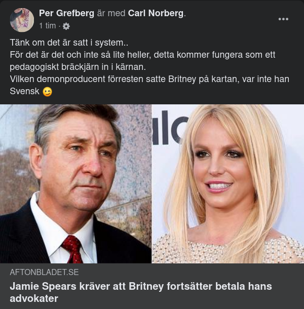 Britney, Pappa & Ekonomin