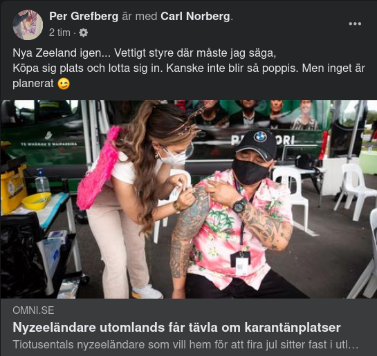 Nyzeeländskt Karantänplatstävling