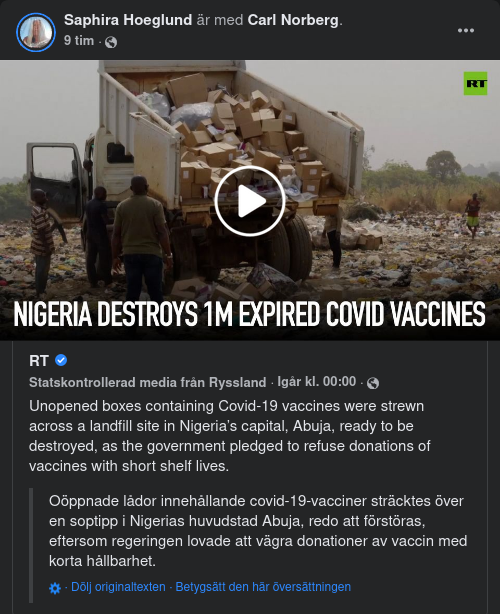 Nigeria Hanterar Kort Vaccinhållbarhet