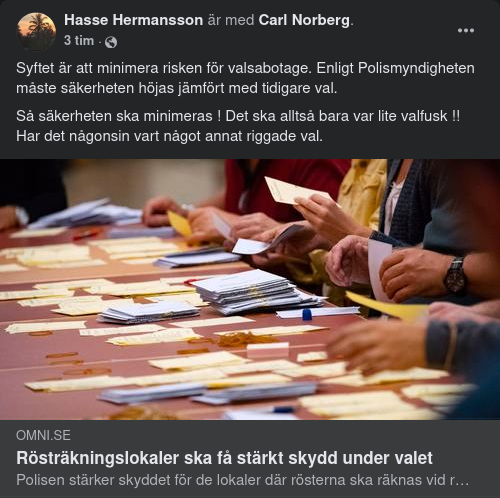 Förstärkt Rösträkningslokalskydd