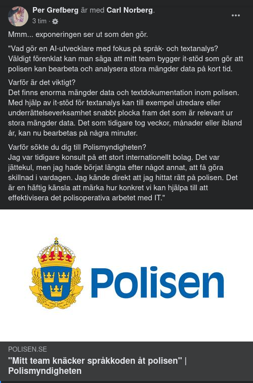 Språkkodsknäckande Polishjälp