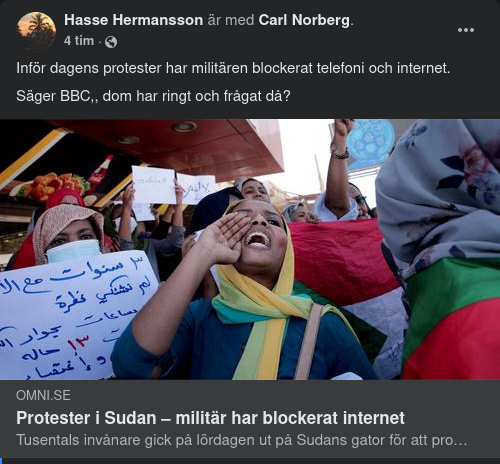 Rapport Om Kommunikationsblockerat Sudan
