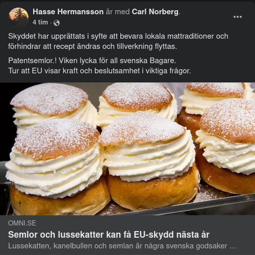 EU-Skyddat & Svensk Varumärkesprofessor