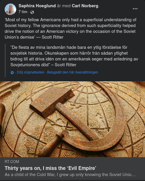 Ondskans Imperium Saknat