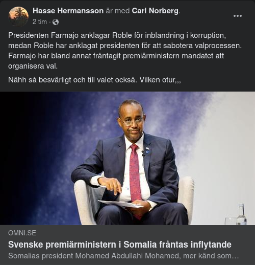 Svenskt I Somalia