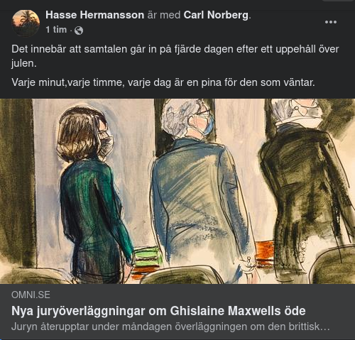 Nya Juryöverläggningar Om Ghislaine