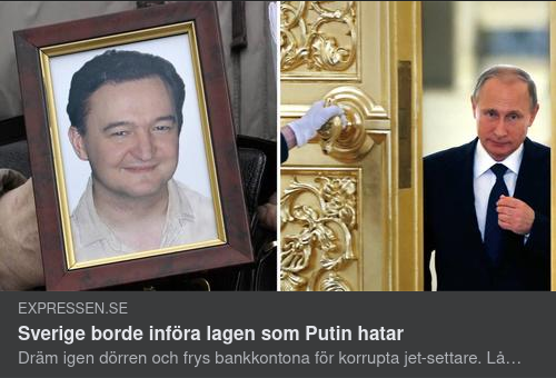 Om Putinhatad Lag I Expressen