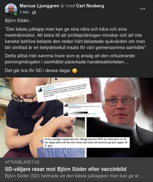 SD-Söder Julklappsvaxxar Sig