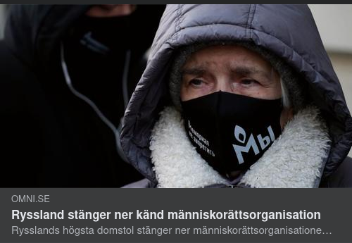 Ryssland Stänger Svenskkopplad Människorättsorganisation