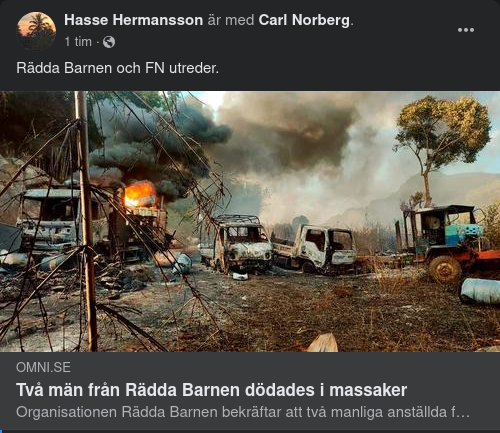 Två Från Röda Korset Döda I Myanmar