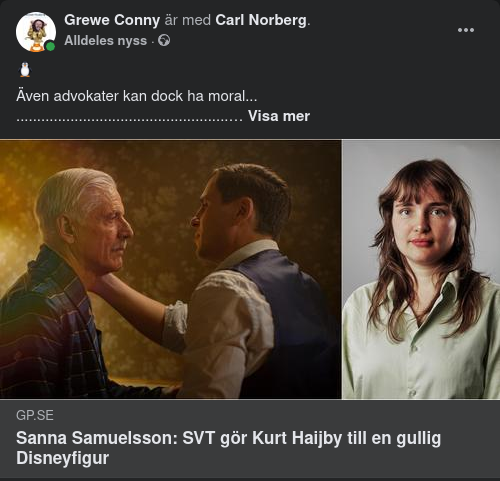 Samuelsson Om SVT:s Haijby