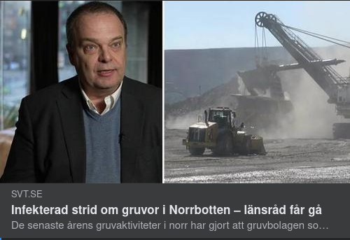 Gruvstrid - Länsråd Får Gå